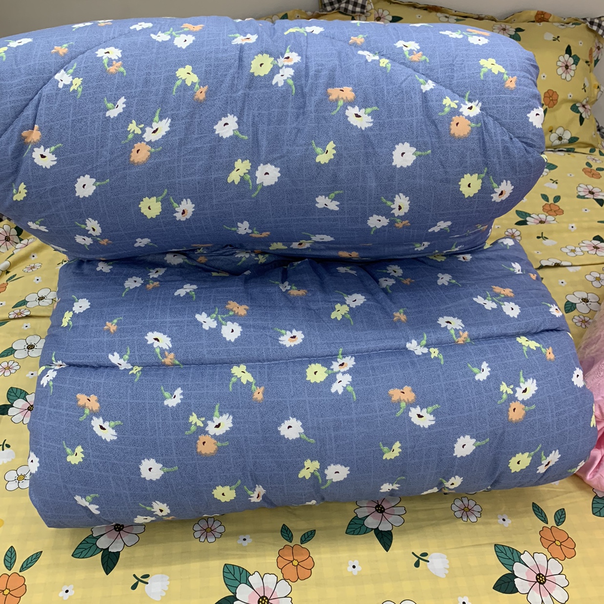 Diamond velvet winter quilt