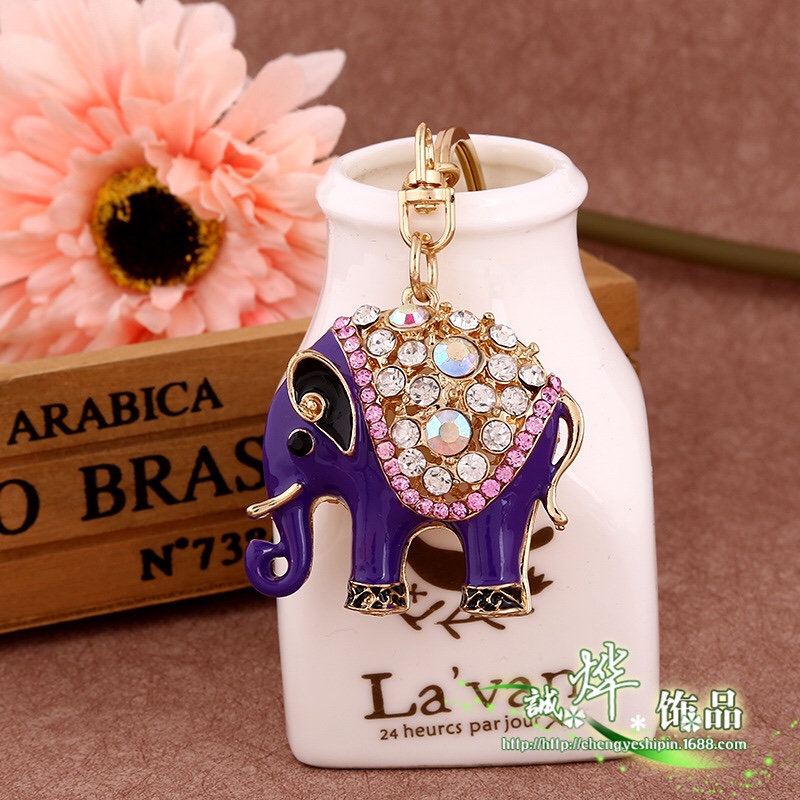 Zinc alloy elephant key pendant details Picture