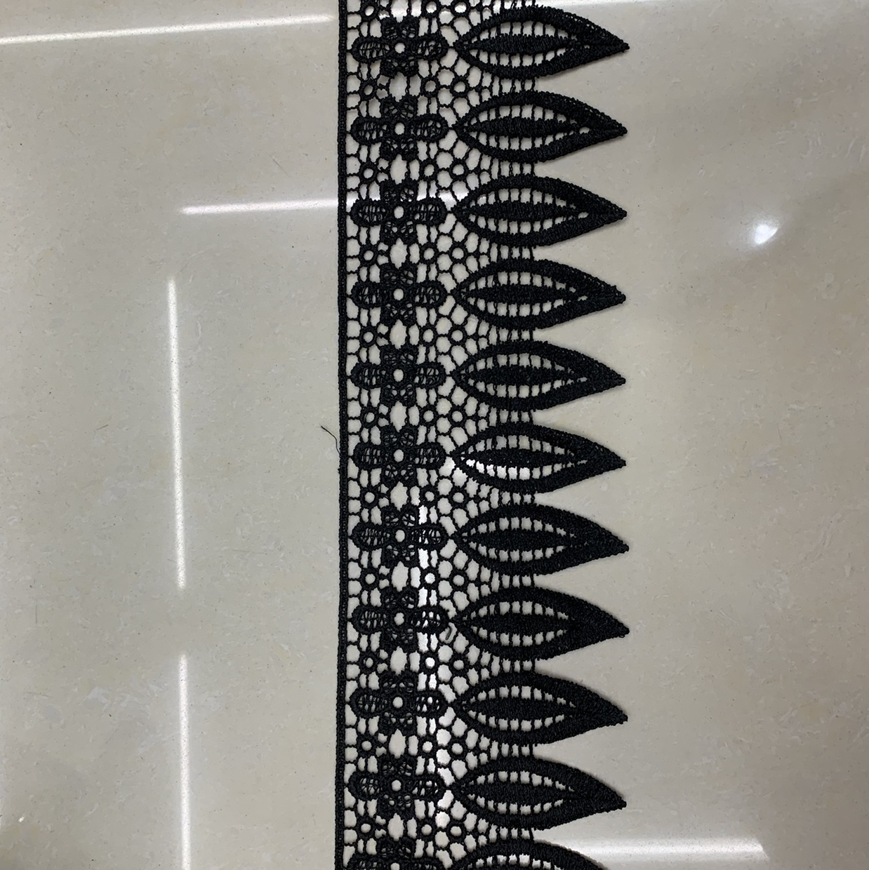 Guangdong Polyester water-soluble Lace JR185# details Picture
