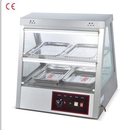 DF68075  保温展示柜恒温汉堡鸡腿鸡翅双层陈列保温柜  DF TRADING HOUSE