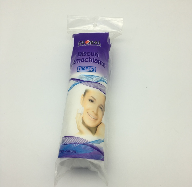 100片2面覆无纺布压针孔化妆棉卸妆棉产品图