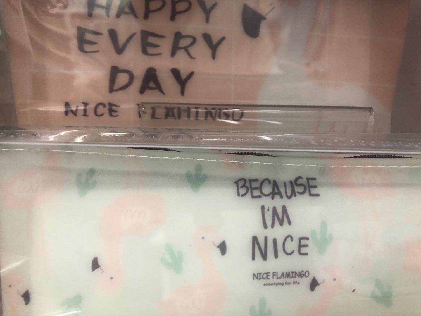 时尚小清新卡通笔袋简约网红铅笔盒火烈鸟笔袋详情图2