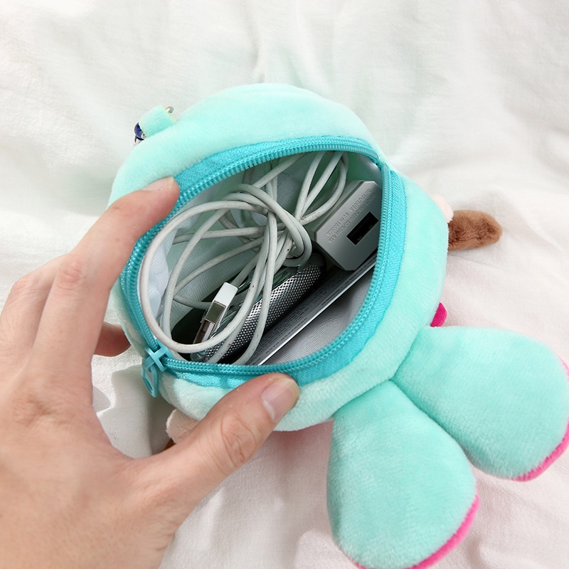 秋季新品卡通女孩零钱包 学生耳机饰品收纳包 硬币包礼品定制批发细节图