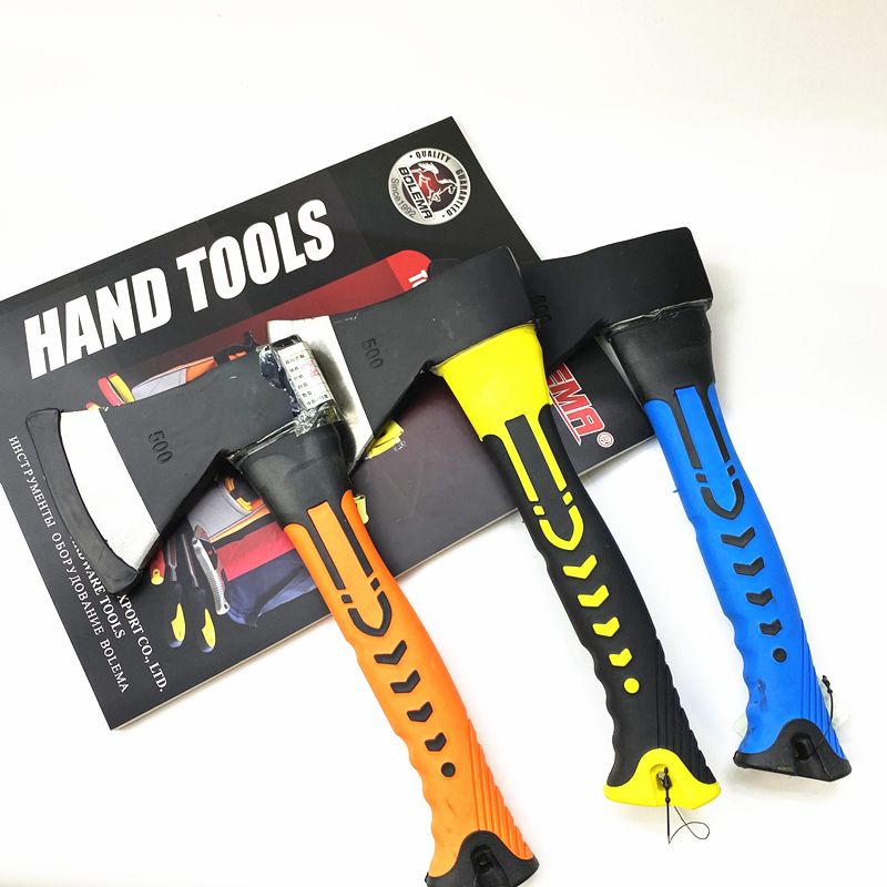 Wholesale domestic axe fire axe export multi-function axe with plastic handle outdoor woodworking axe tool