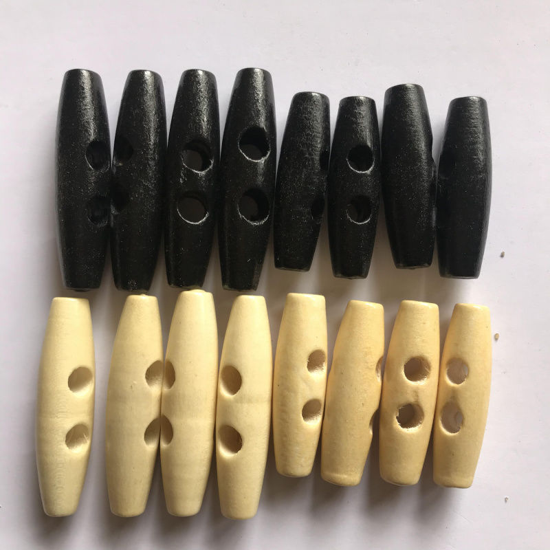 木头纽扣 橄榄扣 木质牛角扣 大衣毛衣扣子 diy手工辅料规格4cm详情图6