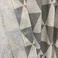 欧洲风几何系列灰色三角棉麻印花窗帘产品图