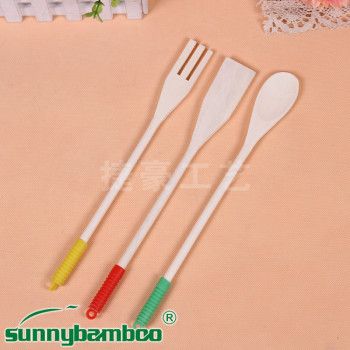 Wooden salad fork and spoon kitchenware set Wooden spoon Wooden spatula salad stirring fork Wooden slotted spoon Solid wood spatula
