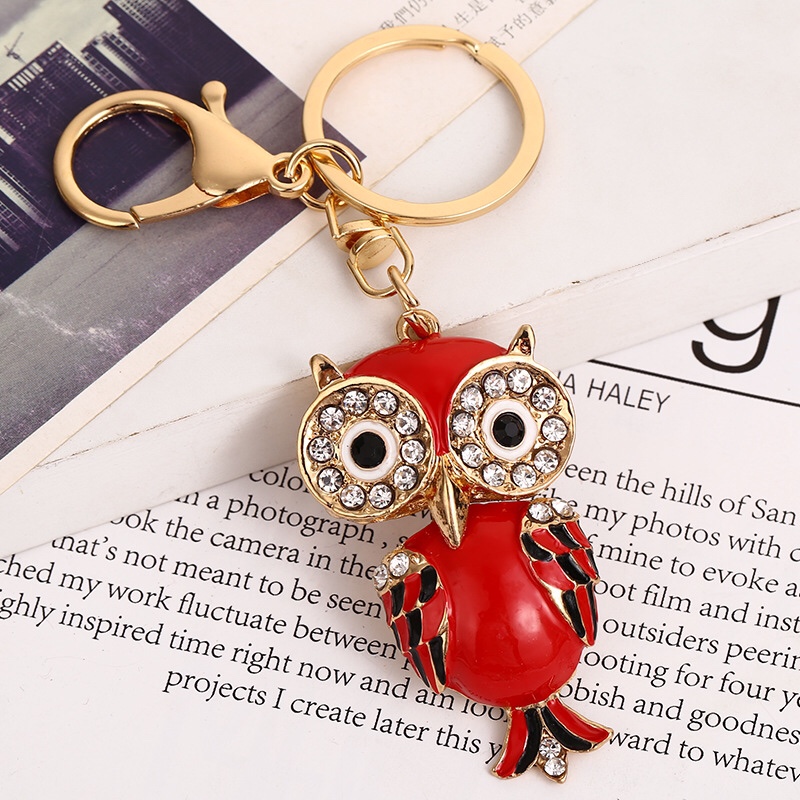 Korean version owl keychain details Picture