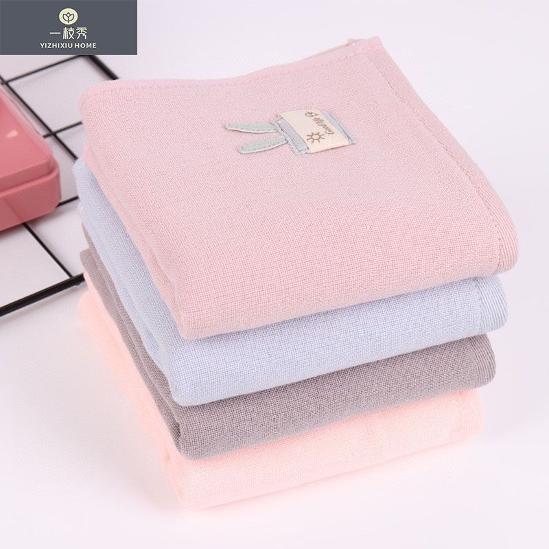 Yiwu Selection one Zhixiu Crystal love towel pure cotton child towel gauze child towel absorbent child towel thumbnail