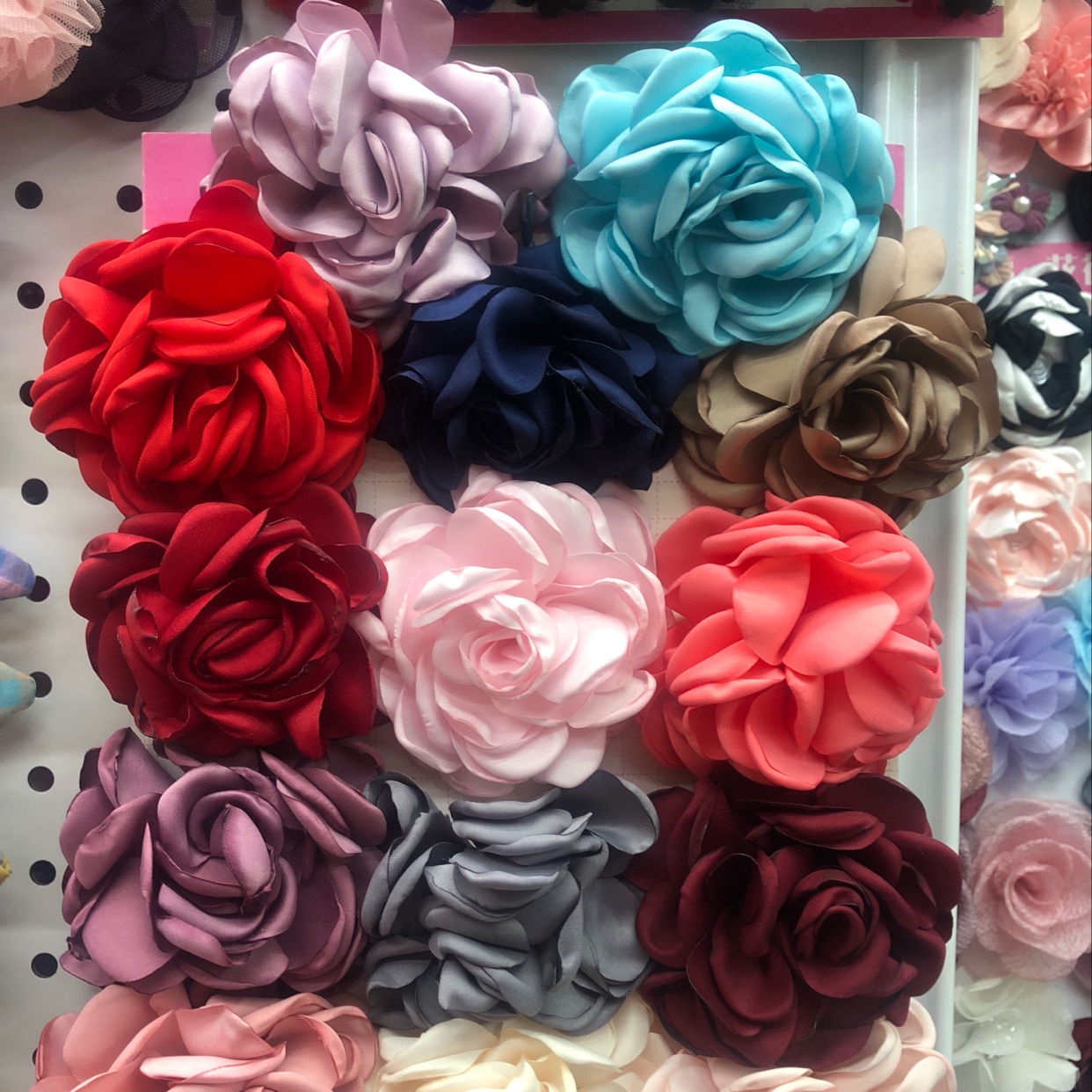 特大韩版烧边花朵