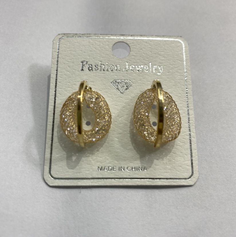 New European and American earrings, 17 trendy, fashionable and versatile style, Korean version -15