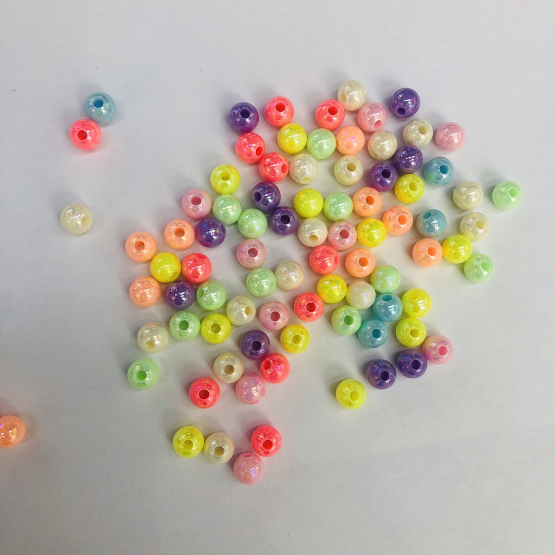 Manufacturers selling him ab solid color on the nib ab plastic solid color on the nib diy accessories 4 mm5mm6mm8mm10mm12mm14mm16mm ps bead thumbnail
