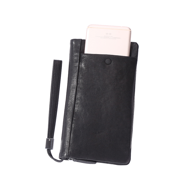 MK men's top layer cowhide handbag Item Picture
