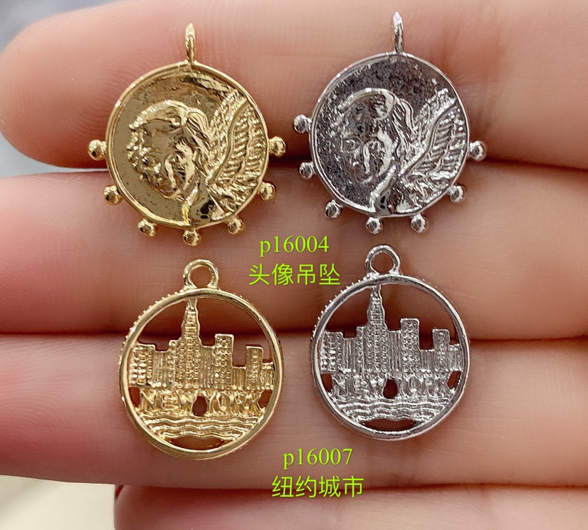 Factory direct sales 18k gold electroplated tag