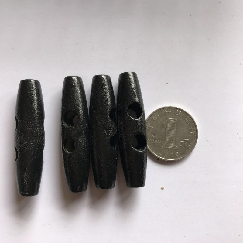 木头纽扣 橄榄扣 木质牛角扣 大衣毛衣扣子 diy手工辅料规格4cm产品图