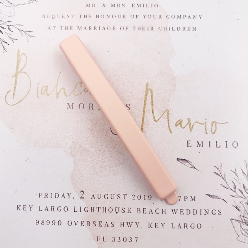 莫兰迪色韩国网红发夹ins磨砂一字夹刘海夹发饰头饰发卡bb夹批发详情图7