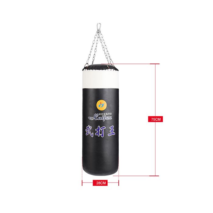 Hj-g2080 Body Health Imitation leather solid core sandbag (75*28cm) Specification drawing