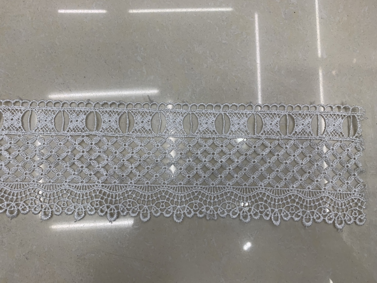 Polyester water-soluble lace, JR207# details Picture