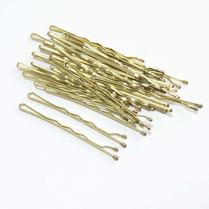 Cross-Border Boxed Gold Clip Hair Card Korean Version Drop Oil Hair Care High-Grade Hair Accessories Headdress Steel Wire Clip Item Picture