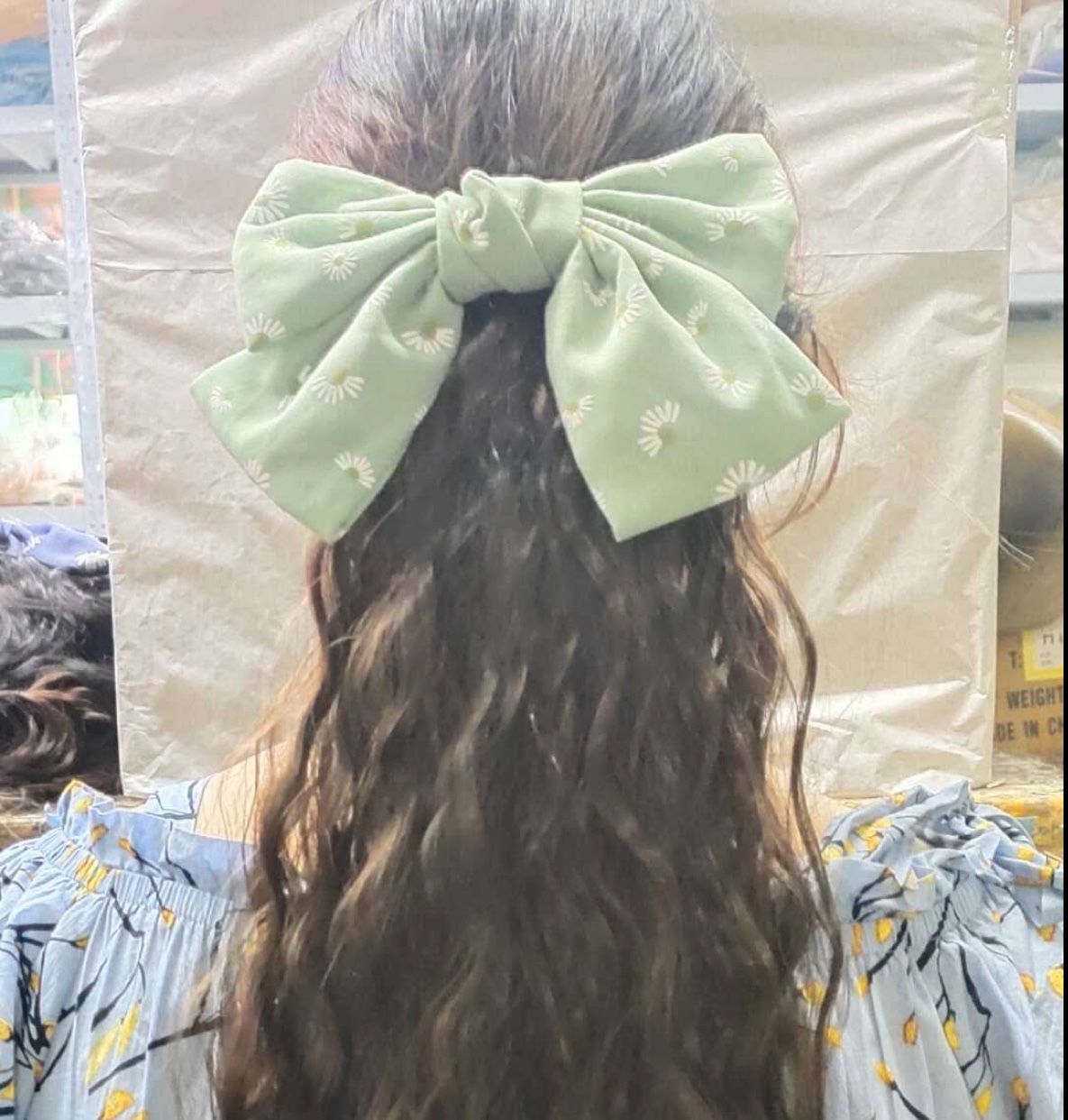 Bow wig, ponytail high-temperature silk wig pieces, custom-made and wholesale ponytail