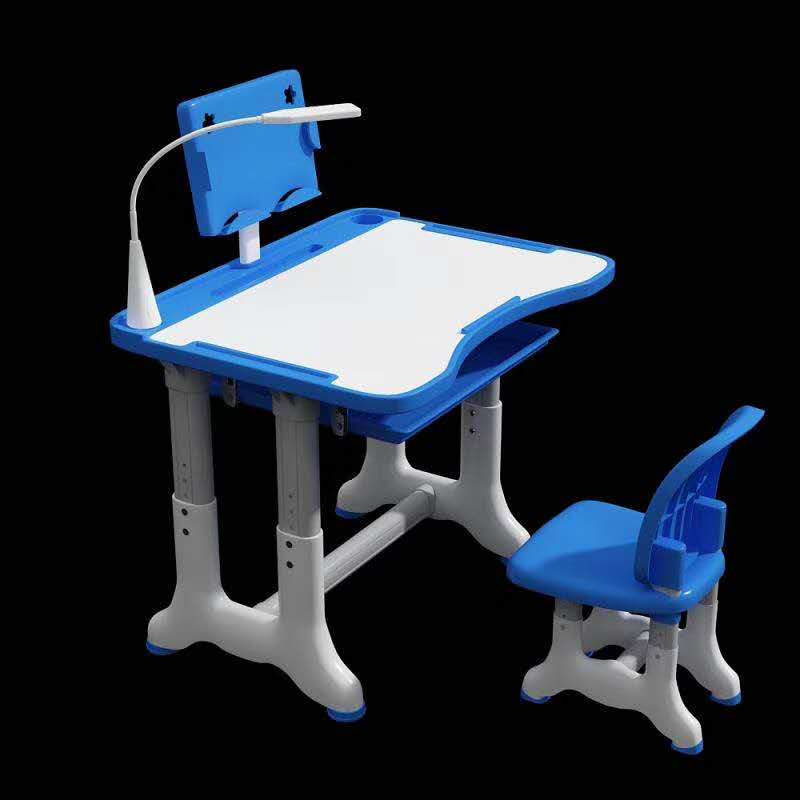 Student desks and chairs children's desks and chairs set plastic household study desks School organization training tutorial tutorial desks details Picture