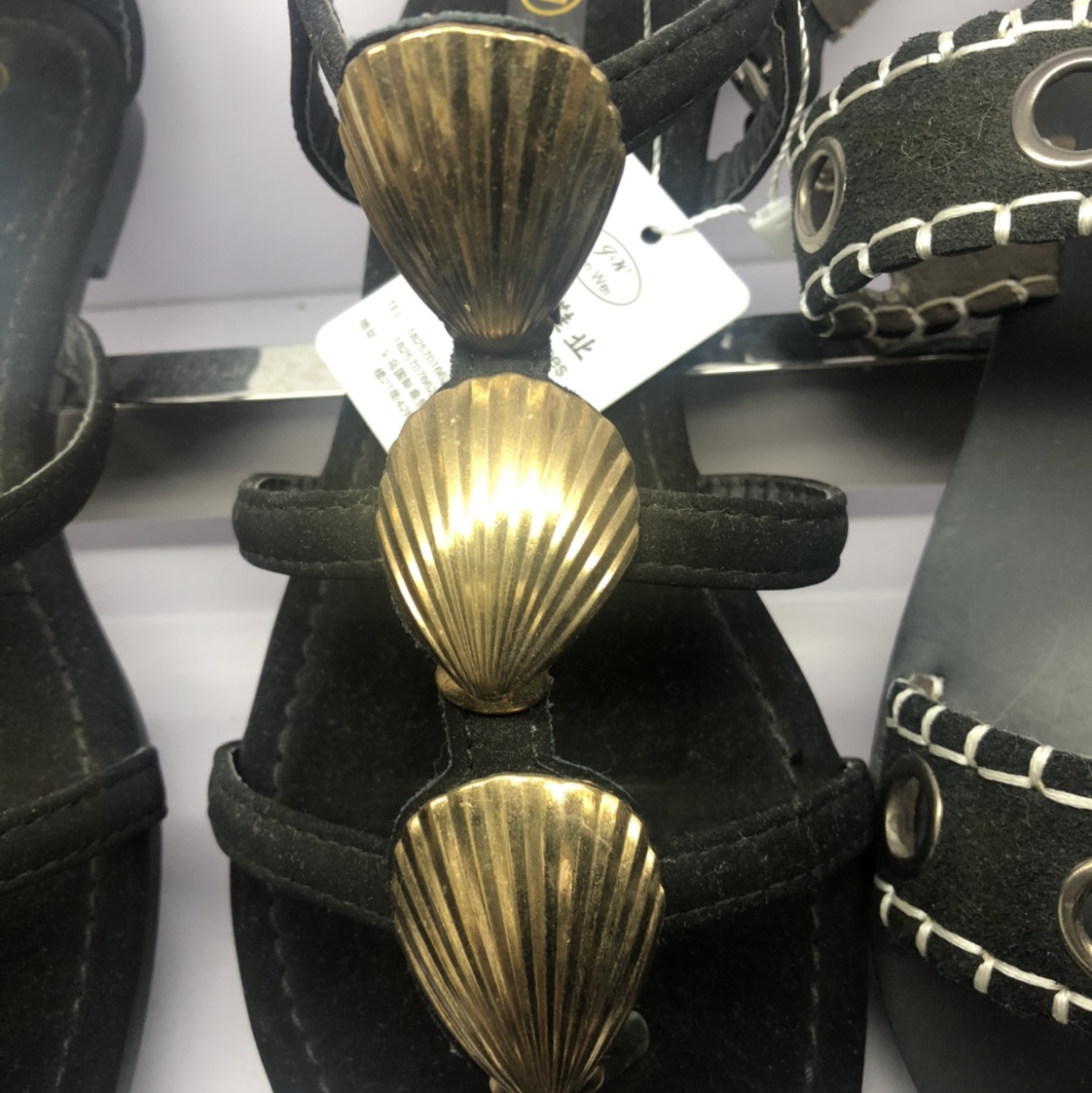 33 Black Shell Fashion Women's Sandals Black Shell Fashion Women's Sandals Black Shell Fashion Women's Sandals