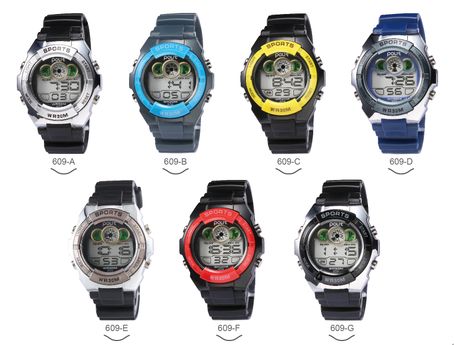 609 Jump Type Waterproof Electronic Watch For Students