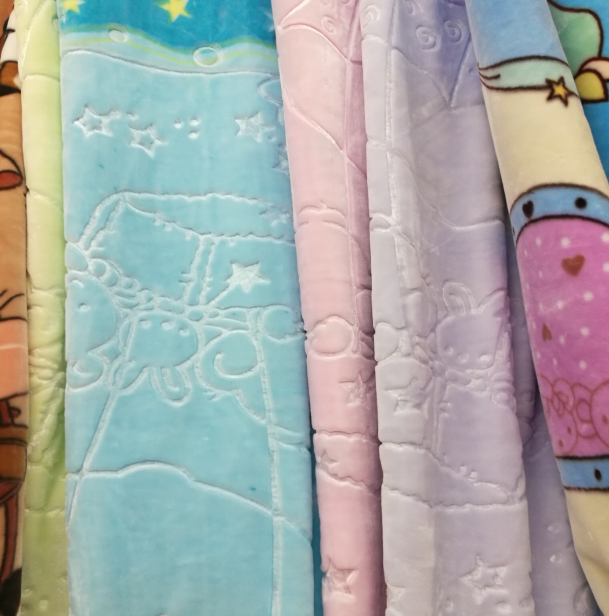 Bunny Bear Blanket With Cartoon Design Item Picture