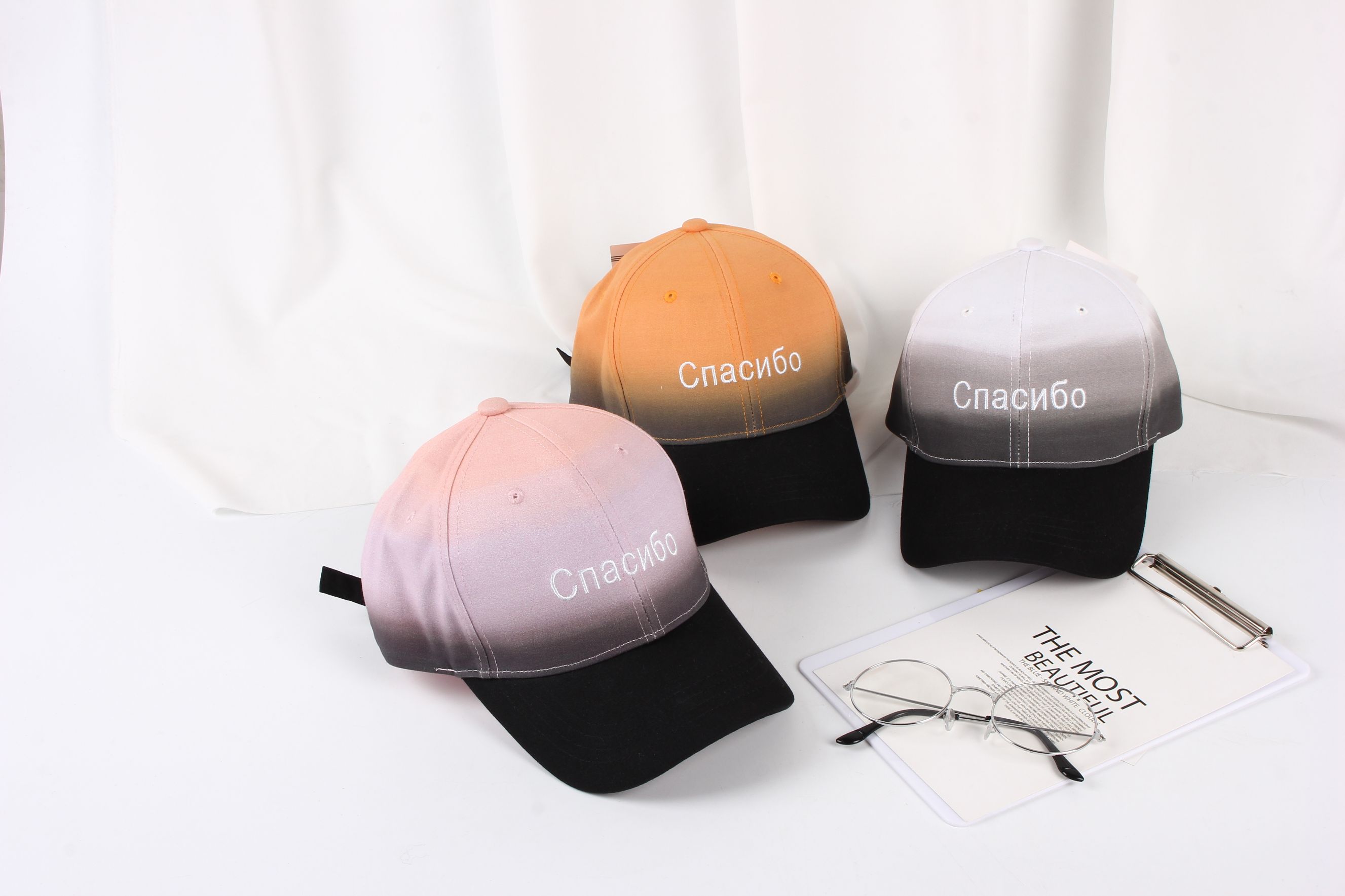 Gradient baseball cap