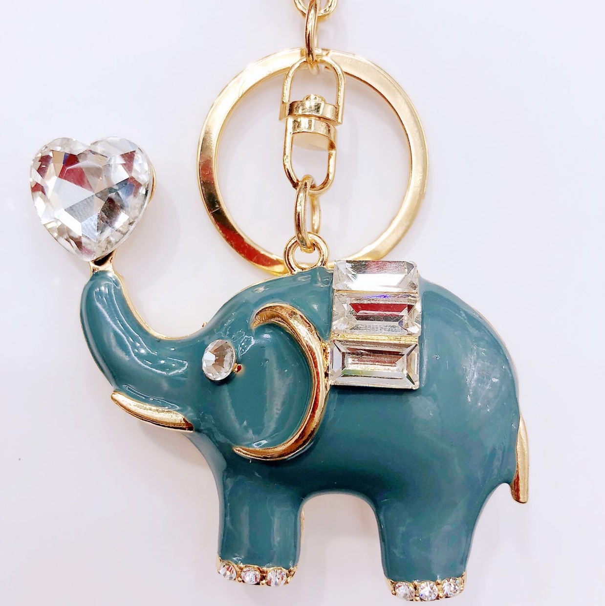 New Korean-style elephant keychain