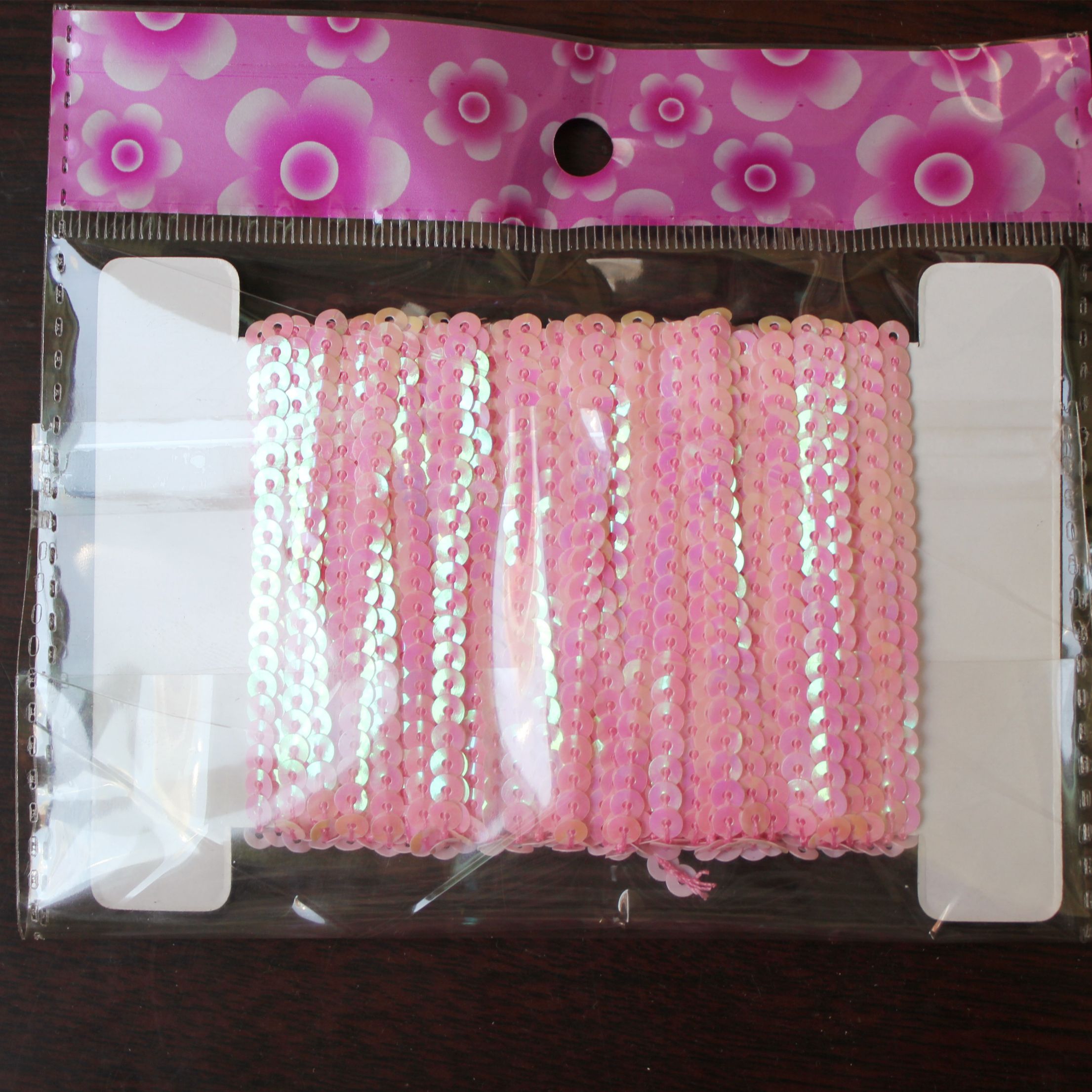 DIY亮片包装 10米纸卡连线亮片包装 定制款 超市商场专供