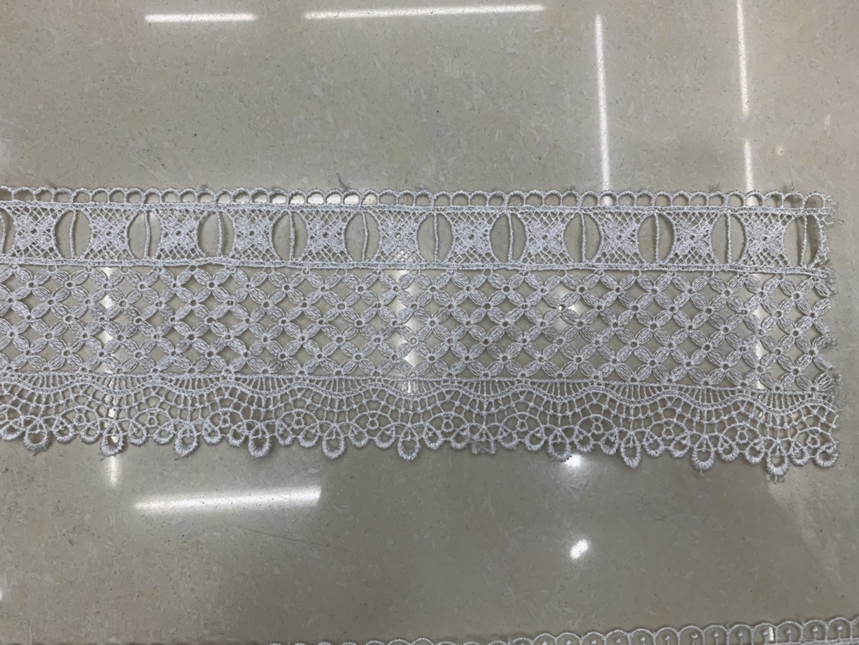 Polyester water-soluble lace, JR207#