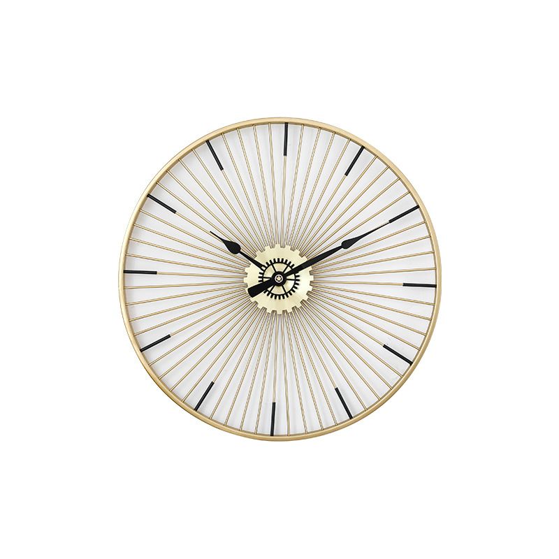 现代时尚日式钟表挂钟 客厅北欧摆件静音壁挂创意钟详情图4