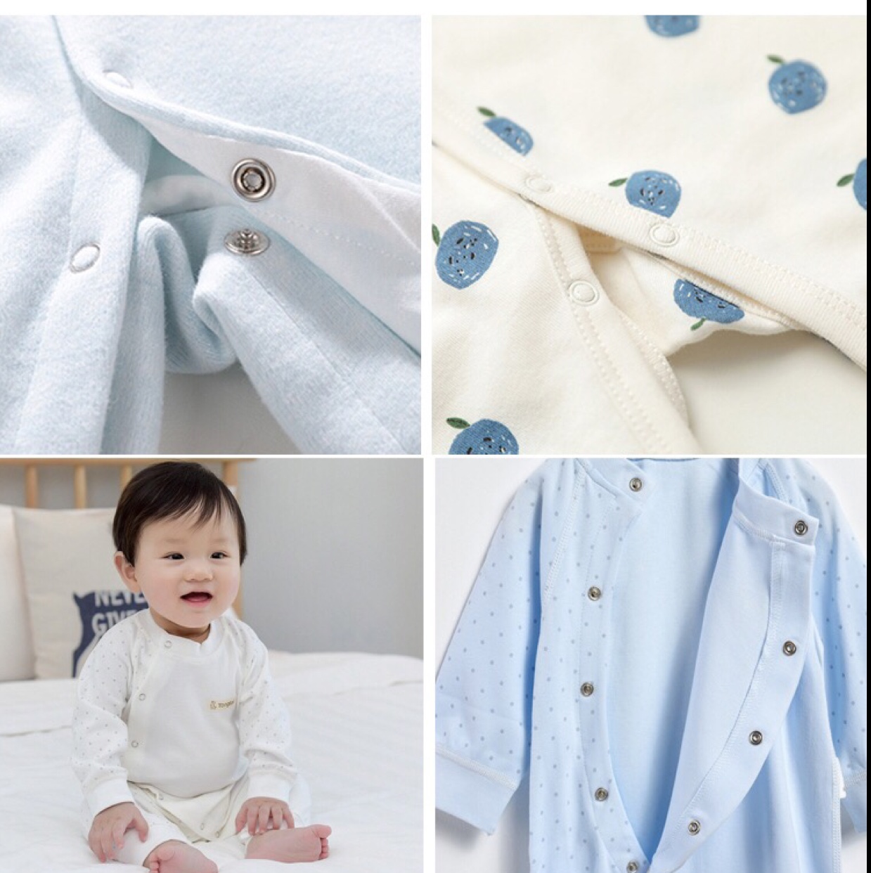 Five-claw buttons for clothes, hidden buttons without seams, metal snap buttons, mother-and-child buttons, baby invisible snap buttons, colorful five-scratch buttons to prevent exposure Application Scenario