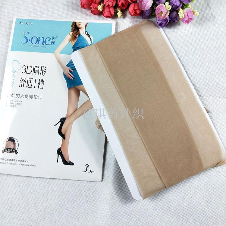 Shuangyi Ultra-Thin Skin-Penetrating Silk Stockings Summer 3DT Invisible Thin Cool and Fashionable Pantyhose Specification image
