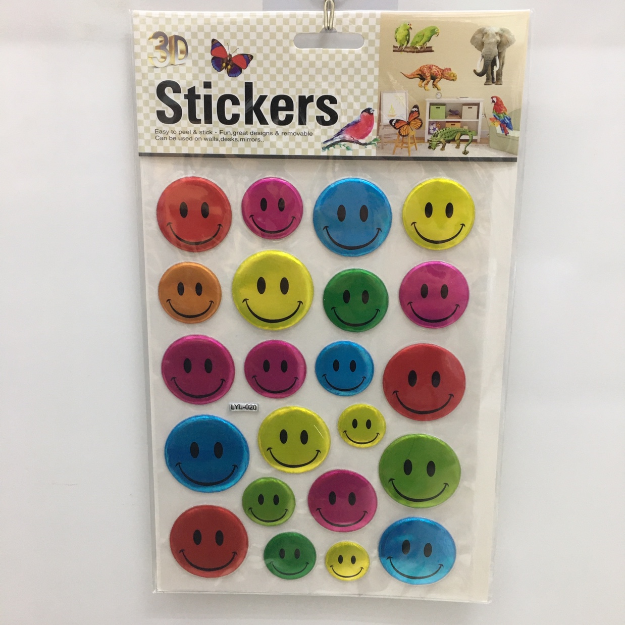 贴纸吸塑贴纸生日装饰贴纸儿童贴纸