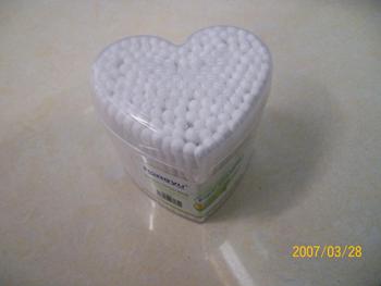 Heart shape cotton bud manufacturers direct high - grade tampon cotton bud
