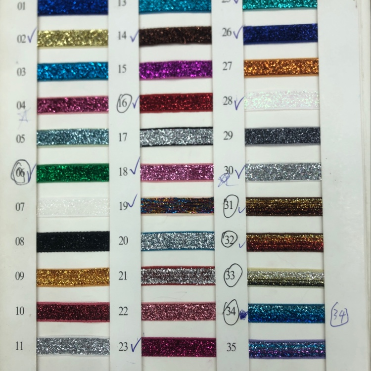 Green velvet strip