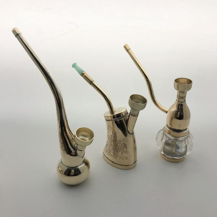 水烟壶全套水烟筒水烟斗纯铜加厚白铜复古老式水烟袋烟丝多重过滤详情图1