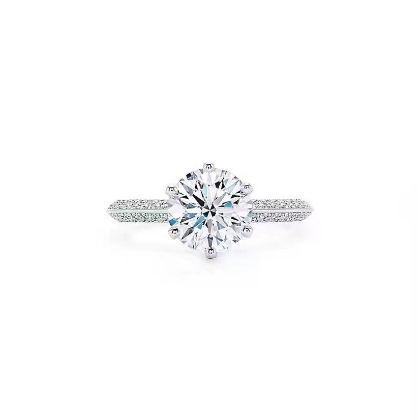 50 min diamond ring Natural Diamond GIA certificate D to I color diamond ring available from stock thumbnail