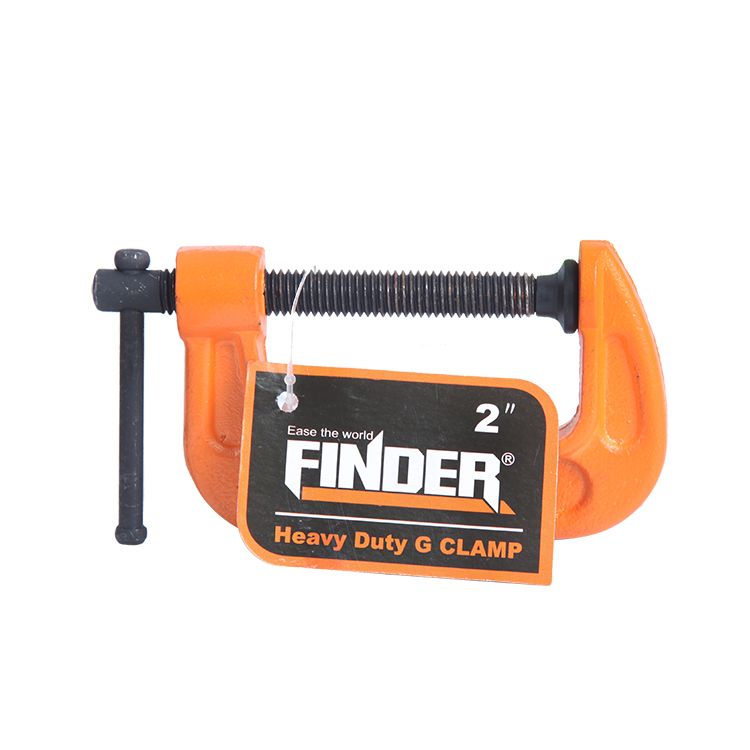 Discoverer G type ductile iron weighted clamp 2 inch G-clamp