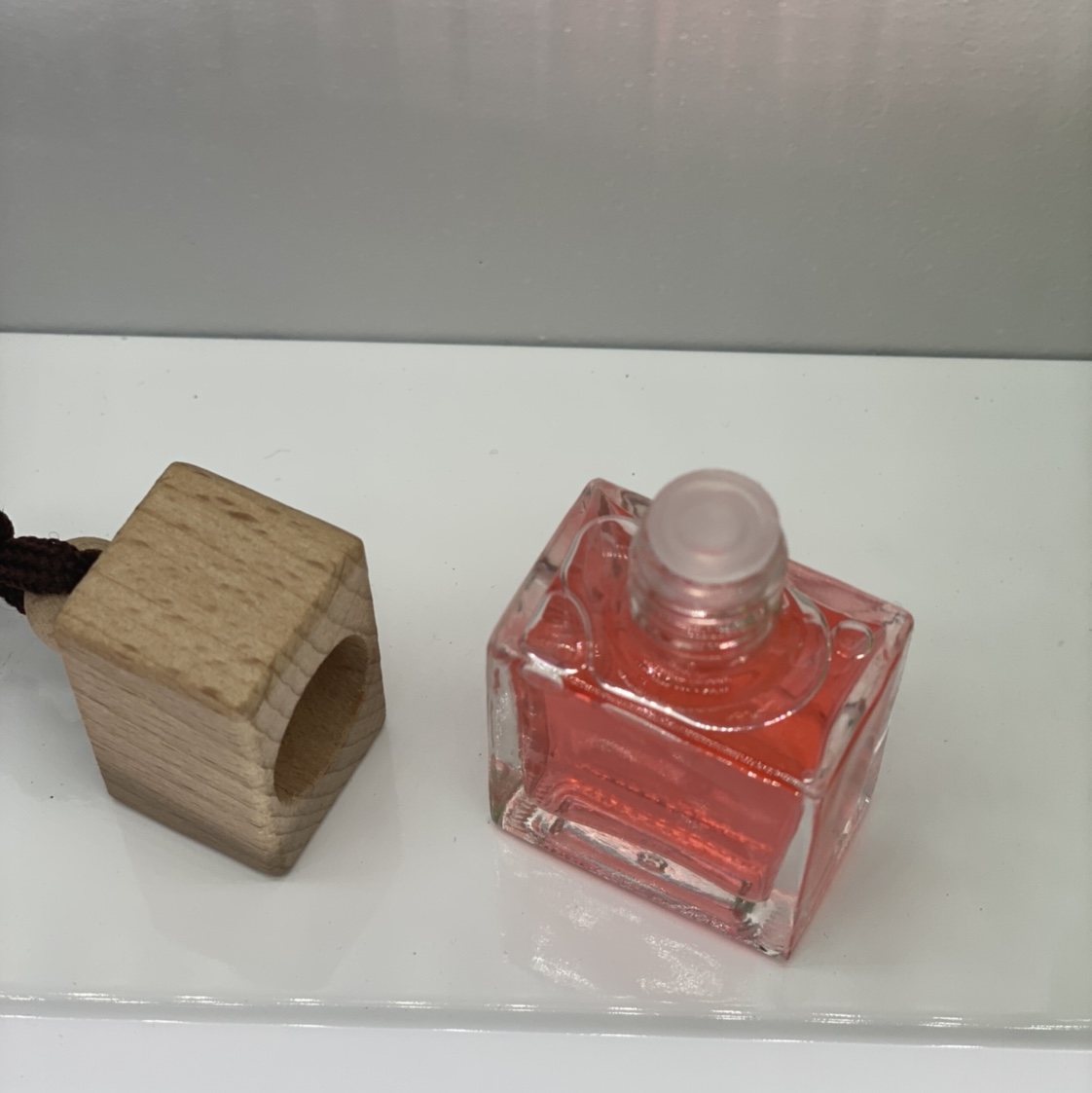 Square Flat Bottle Car Perfume undefined