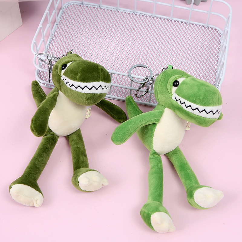 爆款创意可爱恐龙挂饰 情侣汽车钥匙扣 公仔挂件礼品定制批发