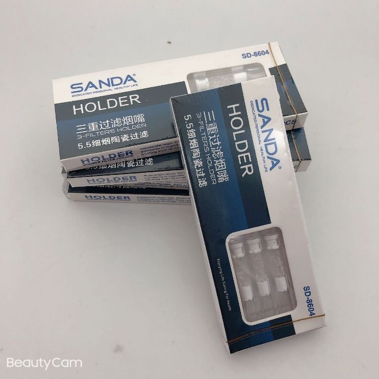 三达细烟负离子陶瓷一次性烟嘴健康纳米香菸嘴清肺三重过滤净烟器详情图2