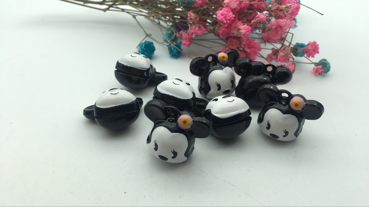 Small cartoon bell, handicraft accessories, key chain accessories, etc details Picture