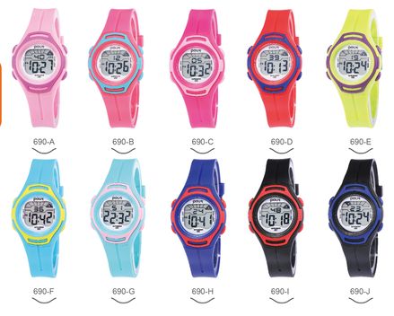 690 waterproof electronic watch children's electronic watch sports watch thumbnail