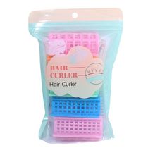 Curly hair drum with tooth clip pear head plastic air curling irons don't hurt hair