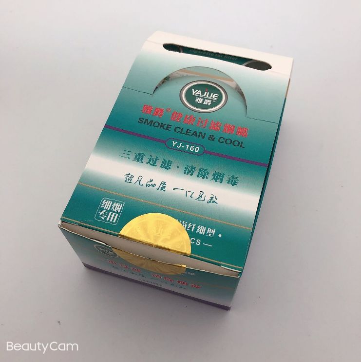 雅爵YJ-160烟嘴 52MM女士细烟一次性烟嘴健康戒烟过滤器详情图2