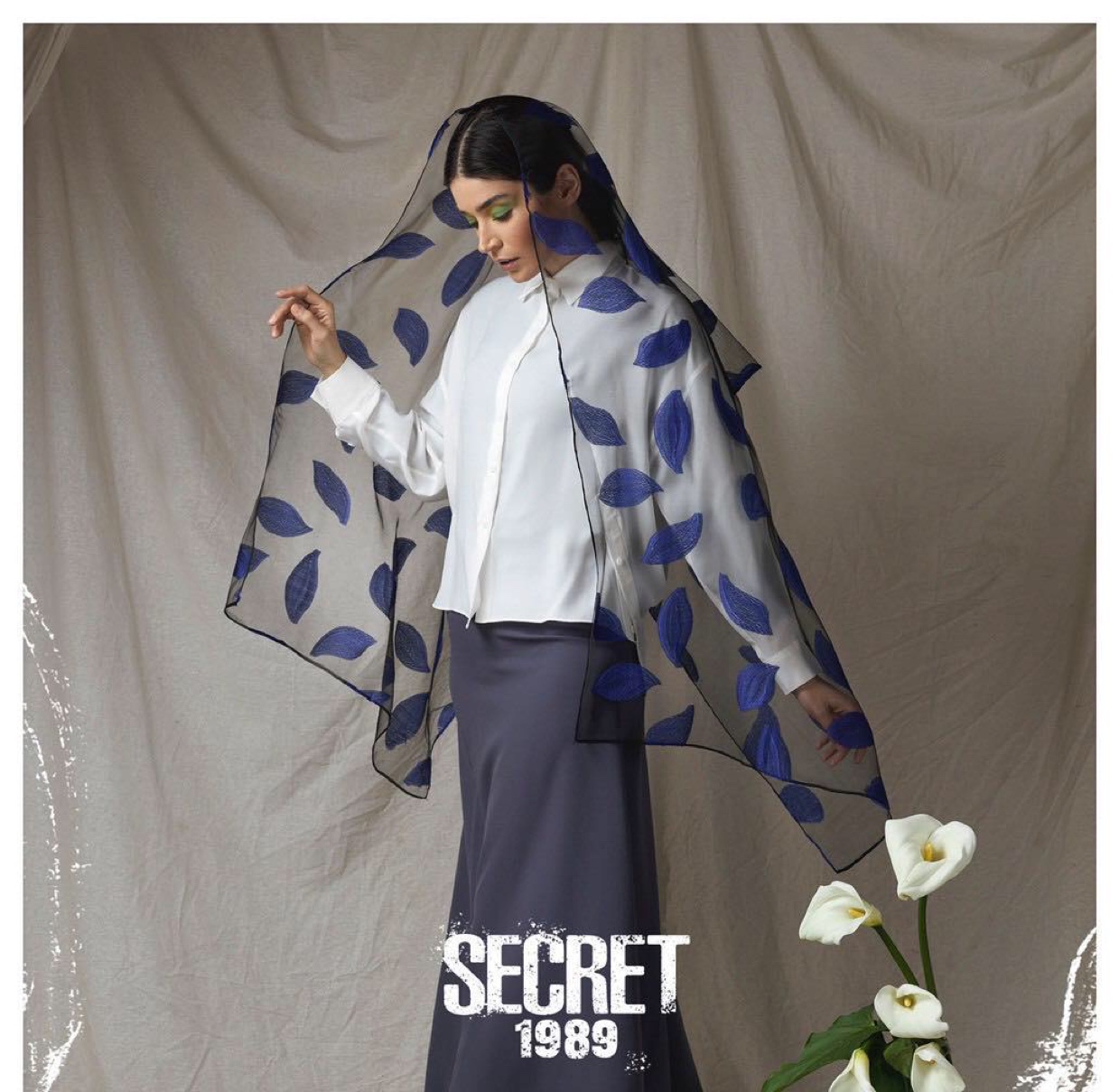 Gauze gauze scarf shawl