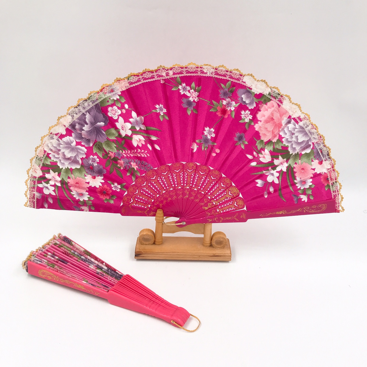 扇子/折扇/团扇/漆扇/圆扇白底实物图